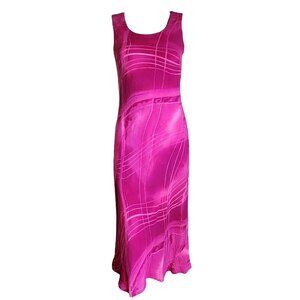 Rabbit Rabbit Rabbit Dress Womens Size 8P 8 Petite Solid All Pink Sleeveless